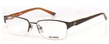 Harley Davidson HD 491 Eyeglasses Eyeglasses - D96 (BRN) Brown