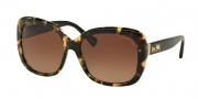 Coach HC8158 Sunglasses L139 Sunglasses - 5324T5 Dark Vintage Tortoise/Black / Brown Gradient Polar