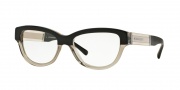 Burberry BE2208 Eyeglasses Eyeglasses - 3558 Top Black on Grey