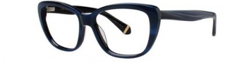 Zac Posen Loretta Eyeglasses Eyeglasses - Blue Horn