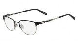 Flexon Claudette Eyeglasses Eyeglasses - 001 Black Gold