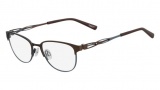 Flexon Claudette Eyeglasses Eyeglasses - 210 Brown Teal