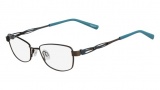 Flexon Doris Eyeglasses Eyeglasses - 210 Brown