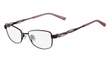 Flexon Doris Eyeglasses Eyeglasses - 604 Burgundy
