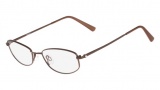 Flexon Eartha Eyeglasses Eyeglasses - 210 Shiny Brown