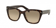 Prada PR 09SS Sunglasses Sunglasses - 2AU3D0 Havana / Light Brown Grad Light Grey