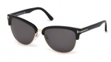 Tom Ford FT0368 Sunglasses Sunglasses - 01A Shiny Black / Smoke