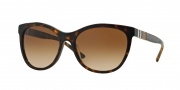 Burberry BE4199 Sunglasses Sunglasses - 300213 Dark Havana / Brown Gradient