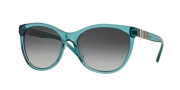 Burberry BE4199 Sunglasses Sunglasses - 35428G Green / Grey Gradient