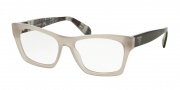 Prada PR 22SV Eyeglasses Eyeglasses - UFH1O1 Opal Beige