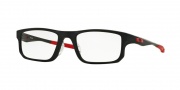 Oakley OX8066 Voltage Asian Fit Eyeglasses Eyeglasses - 806608 Satin Black / Red