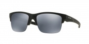 Oakley OO9317 Thinlink Asian Fit Sunglasses Sunglasses - 931705 Matte Black / Black Iridium Polarized