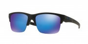 Oakley OO9317 Thinlink Asian Fit Sunglasses Sunglasses - 931703 Matte Black / Sapphire Iridium