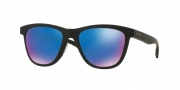 Oakley OO9320 Moonlighter Sunglasses Sunglasses - 932011 Matte Black / Sapphire Iridium Polarized