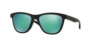 Oakley OO9320 Moonlighter Sunglasses Sunglasses - 932012 Matte Black / Jade Iridium Polarized