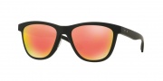 Oakley OO9320 Moonlighter Sunglasses Sunglasses - 932013 Matte Black / Ruby Iridium Polarized