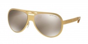 Michael Kors MK5011 Sunglasses Clementine I Sunglasses - 1062R5 Satin Gold/Gold / Gold Mirror