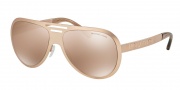 Michael Kors MK5011 Sunglasses Clementine I Sunglasses - 1064R1 Satin Rose Gold/Rose Gold / Rose Gold Flash