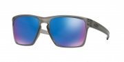 Oakley OO9341 Sliver XL Sunglasses Sunglasses - 934103 Matte Grey Ink / Sapphire Iridium Polarized