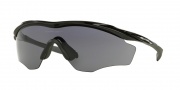 Oakley OO9343 M2 Frame XL Sunglasses Sunglasses - 934301 Polished Black / Grey