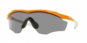 Oakley OO9343 M2 Frame XL Sunglasses Sunglasses - 934303 Atomic Orange / Grey