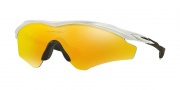 Oakley OO9345 M2 Frame XL Asian Fit Sunglasses Sunglasses - 934504 Polished White / Fire Iridium