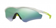 Oakley OO9345 M2 Frame XL Asian Fit Sunglasses Sunglasses - 934506 Polished White / Jade Iridium