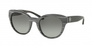 Tory Burch TY7080 Sunglasses Sunglasses - 140711 Metallic Grey Horn/Grey / Grey Gradient