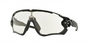 Oakley OO9290 Jawbreaker Sunglasses Sunglasses - 929014 Polished Black / Clear to Black Photochromic
