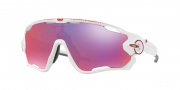 Oakley OO9290 Jawbreaker Sunglasses Sunglasses - 929018 Polished White / Prizm Road
