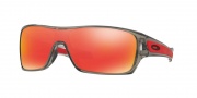 Oakley OO9307 Turbine Rotor Sunglasses Sunglasses - 930703 Grey Ink / Ruby Iridium
