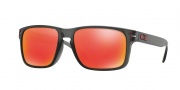 Oakley OO9244 Holbrook (A) Sunglasses Sunglasses - 924404 Grey Smoke / Ruby Iridium