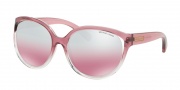 Michael Kors MK6036 Sungasses Mitzi II Sunglasses - 31287E Rose Clear Gradient/Rose / Blush Silver Flash
