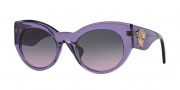 Versace VE4297 Sunglasses Sunglasses - 516090 Transparent Violet / Light Violet Gradient Grey