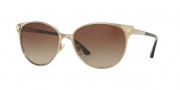 Versace VE2168 Sunglasses Sunglasses - 133913 Brushed Pale Gold / Brown Gradient