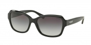 Coach HC8160 Sunglasses L145 Sunglasses - 500211 Black / Light Grey Gradient