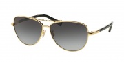 Coach HC7058 Sunglasses L136 Sunglasses - 924611 Gold/Black / Light Grey Gradient