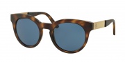 Tory Burch TY9044 Sunglasses Sunglasses - 129480 Matte dk Tortoise / Dark Blue Solid