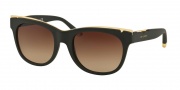 Tory Burch TY9043 Sunglasses Sunglasses - 152213 Matte Black/Gold / Brown Gradient