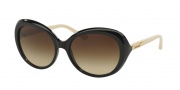 Tory Burch TY9039 Sunglasses Sunglasses - 144513 Black/Ivory / Smoke Gradient
