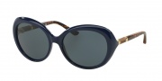 Tory Burch TY9039 Sunglasses Sunglasses - 147387 Navy/Dark Tortoise / Grey Blue Solid