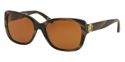 Tory Burch TY7086 Sunglasses Sunglasses - 153073 Dark Brown Horn / Amber Solid