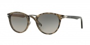 Persol PO3108S Sunglasses Sunglasses - 1019M3 Striped Beige / Grey Gradient Dark Grey Polar