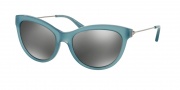 Tory Burch TY7078 Sunglasses Sunglasses - 13896G Light Blue/Silver / Steel Flash