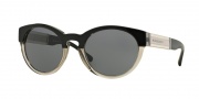 Burberry BE4205 Sunglasses Sunglasses - 355887 Top Black on Grey / Grey
