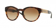 Burberry BE4205 Sunglasses Sunglasses - 355913 Top dk Havana/Light Havana / Brown Gradient