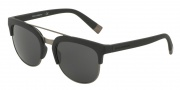 Dolce & Gabbana DG6103 Sunglasses Sunglasses - 193487 Matte Black / Grey
