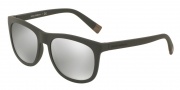 Dolce & Gabbana DG6102 Sunglasses Sunglasses - 30326G Matte Dark Grey / Light Grey Mirror Silver