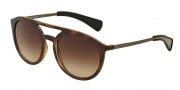 Dolce & Gabbana DG6101 Sunglasses Sunglasses - 302813 Matte Havana/Gunmetal / Brown Gradient