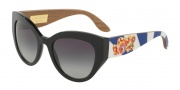 Dolce & Gabbana DG4278F Sunglasses Sunglasses - 501/8G Black / Grey Gradient